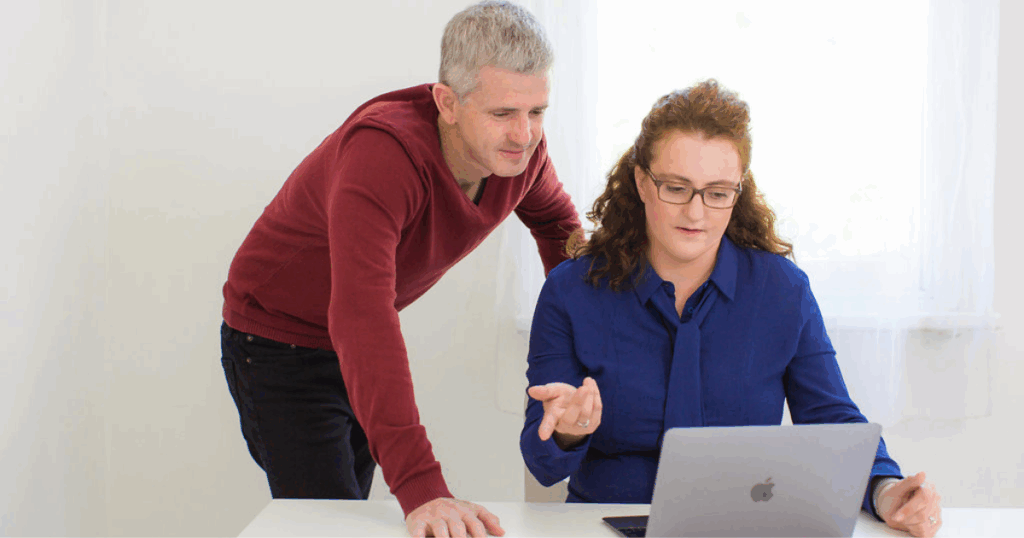 Steph Talking Through A Website Design And Adding Her Expertise - The 5 Website Mistakes You [Might] Make That Will Sabotage Your Business